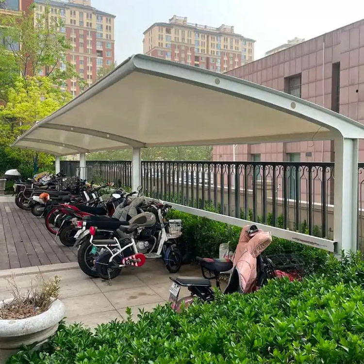 广饶县膜结构电动车棚